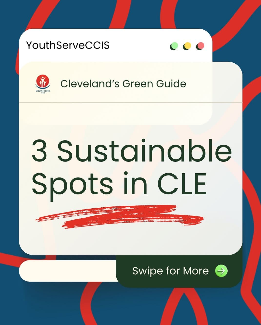 Exploring Cleveland's green side, eco-friendly dining, sustainable shopping, and community spaces.