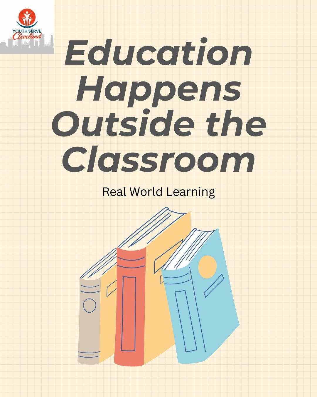 YouthServeCLE Education isn’t just about grades. 📚 